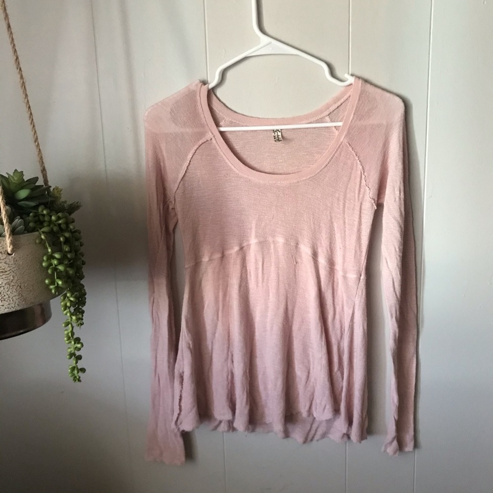Free People Light Pink Intimately Top